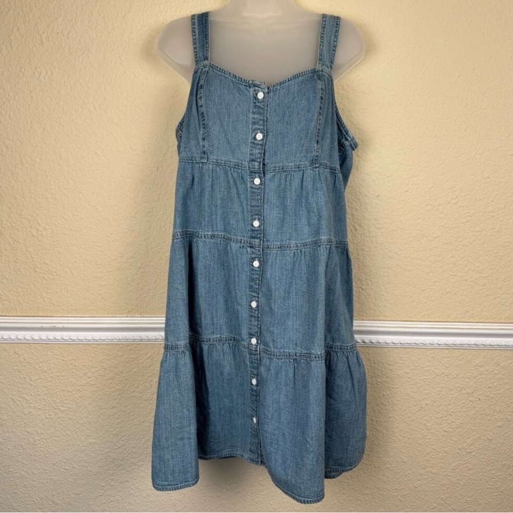NWT Levi's Joni Tiered Denim Dress - Size L